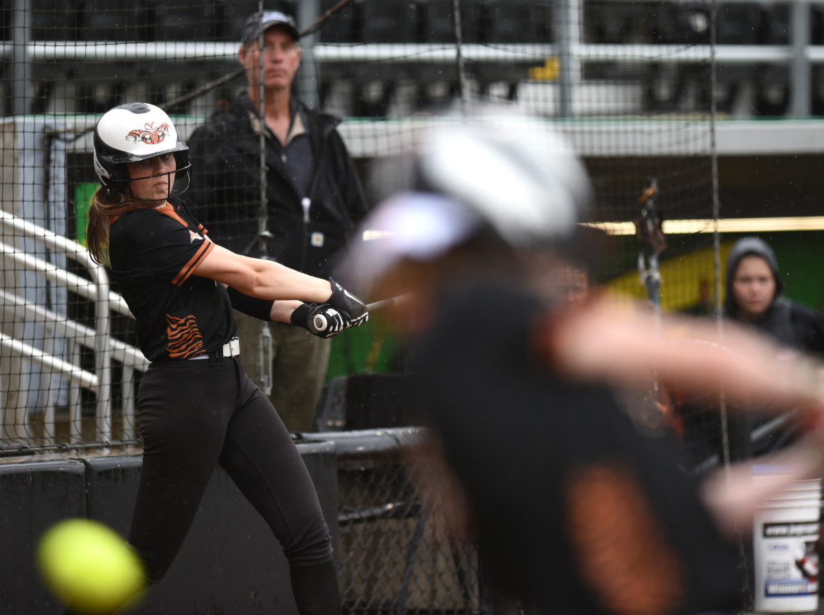 Burns Yamhill-Carlton 3A softball final Taylor Balkom 6